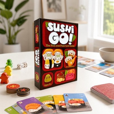 Sushi Go Kartenspiel aus Papier 108 Karten Familienspiel Mehrspieler Spaß