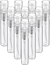 Mini Spray Bottle 10 Pack 5Ml Mini Plastic Spray Bottle Empty Fine Mist Refillab