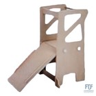 Labebe Lernturm für Kinder, Montessori Learning Tower mit Rutsche, 4-in-1 Verste