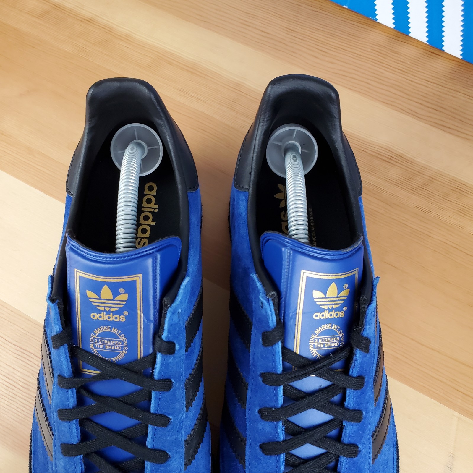 *WornOnce* UK 10 - adidas Kegler Super Blue Originals Mens Trainers 2023 ID8835 image 4