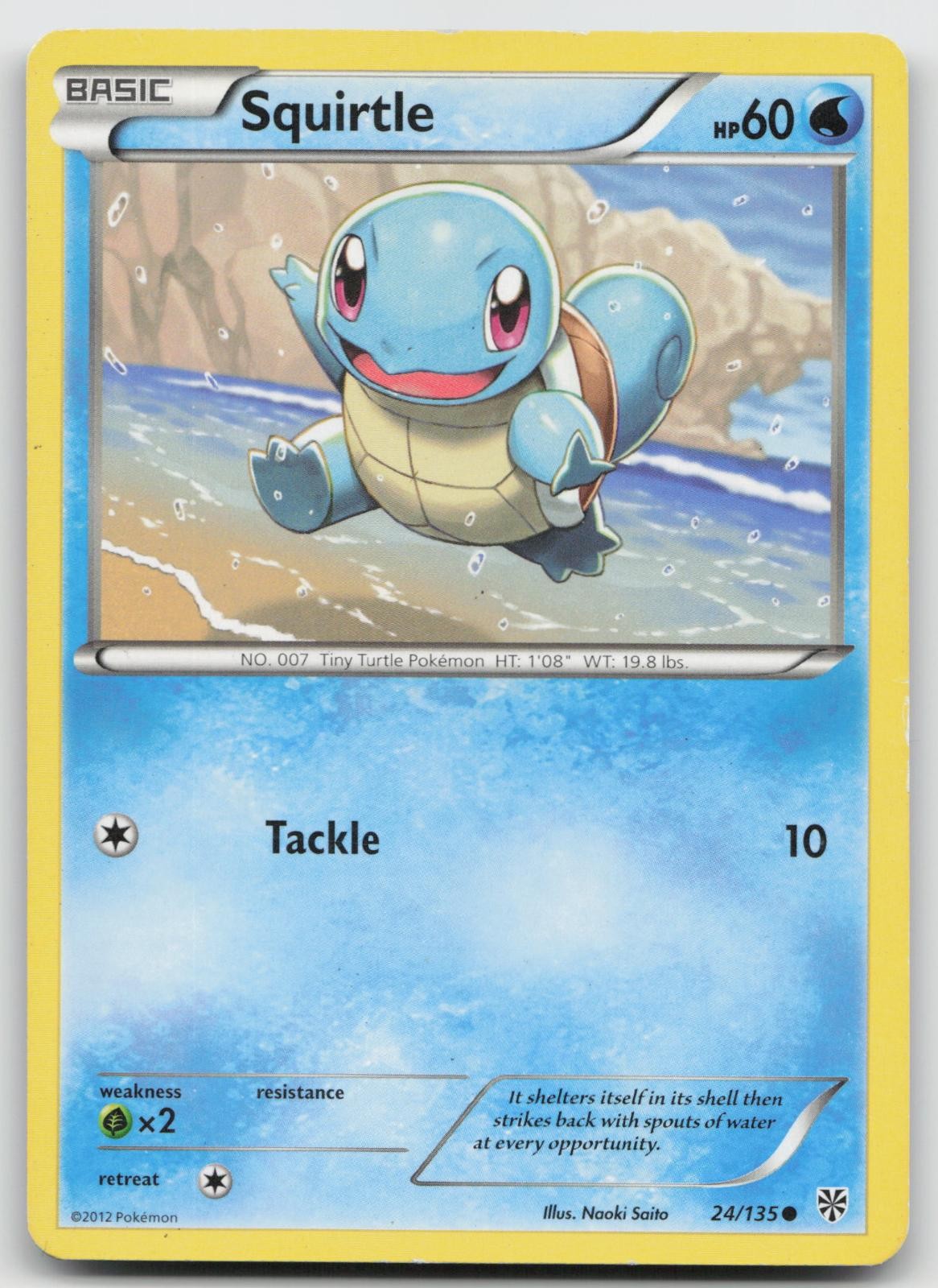 Squirtle 24/135 Plasma Storm Pokemon LP 1191