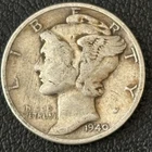 1940 Philadelphia Mint Silver Mercury Dime 90% Silver