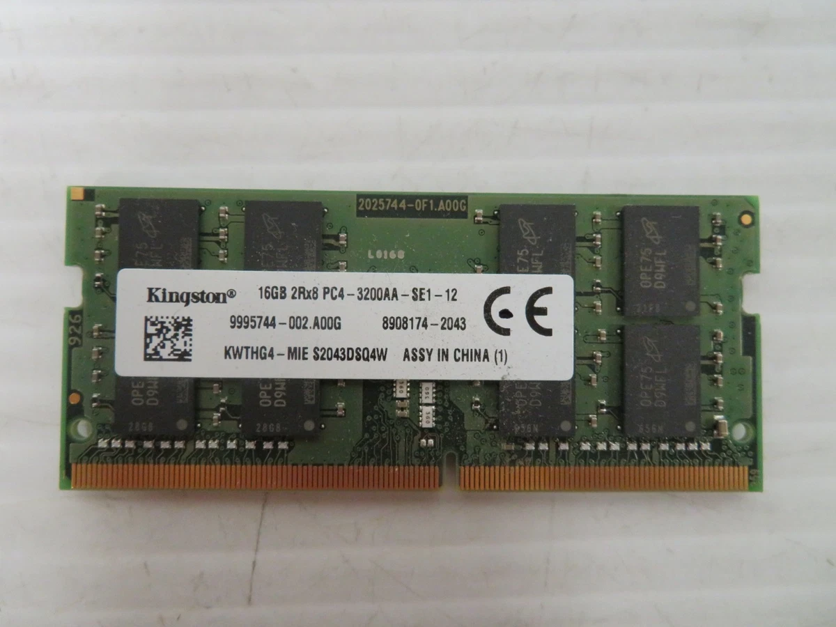 Kingston SO-DIMM Computer Memory (RAM) 16 GB Total Capacity for