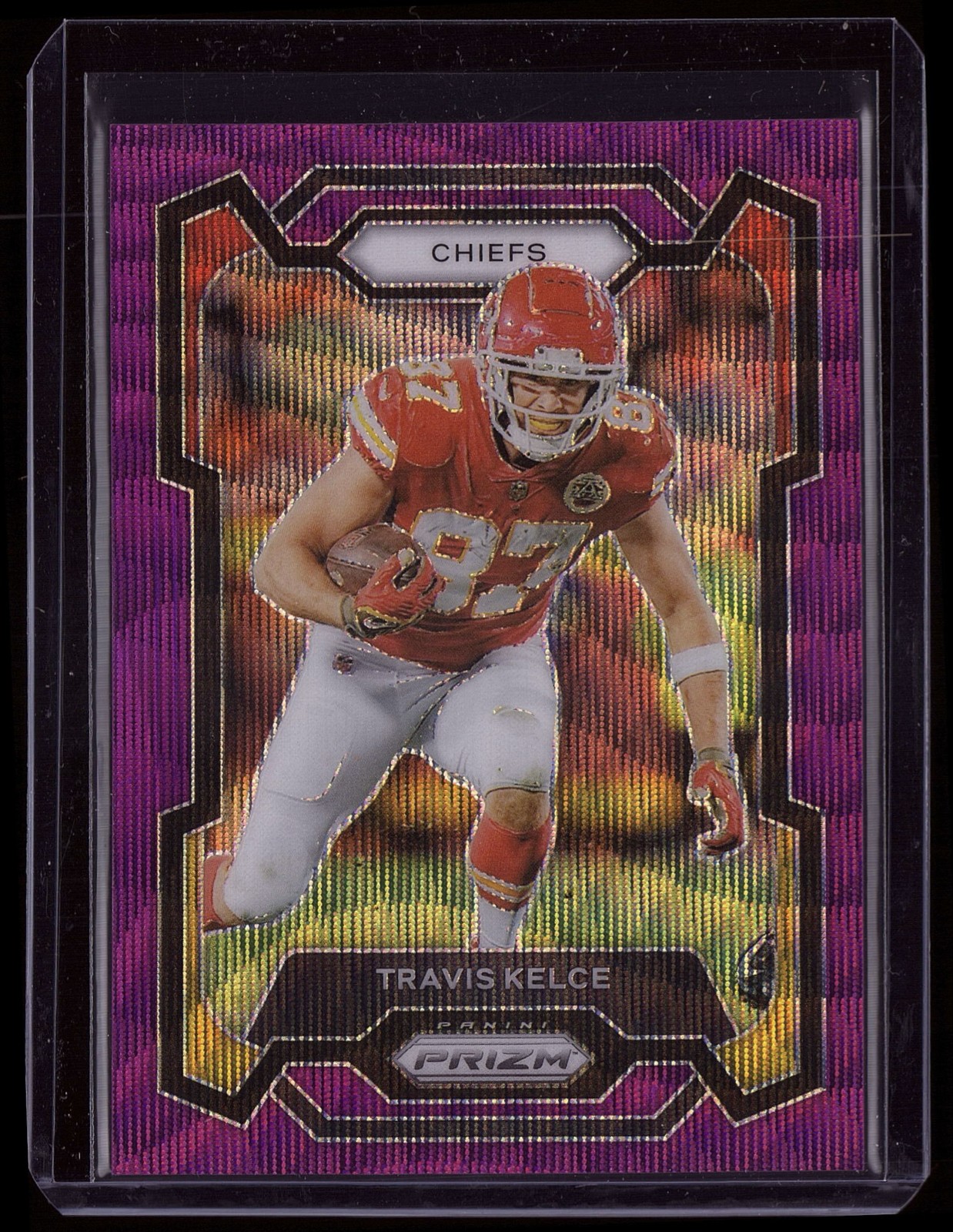 2023 Panini Prizm - Travis Kelce #151 Purple Wave Prizm /99