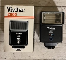 Vivitar Auto 2600 Flash In Original Box Tested Working