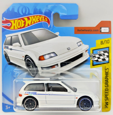 Hot Wheels 90 Honda Civic EF HW Speed Graphics 8/10 #4 2019 NEU & OVP