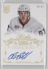 2013-14 Panini National Treasures Rainbow /67 Rickard Rakell #120 Rookie Auto RC
