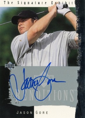 UPPER DECK 2003 RENDITIONS JASON GORE #JG SIGNATURE EXHIBITION AUTOGRAPH CARD