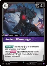 Riftbound Ancient Warmonger (131/302) Spiritforged NM FOIL
