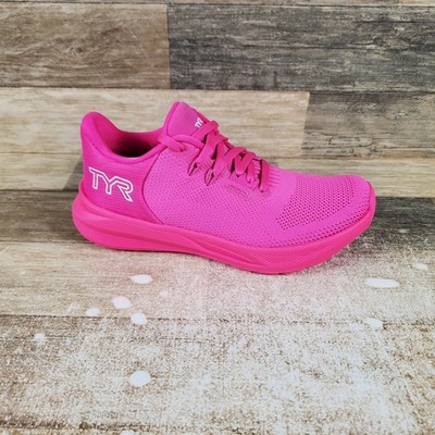 TYR Techknit RNR-1 Trainer Womens Shoes Sz 7 Running Athletic Pink Sneaker