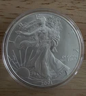 2001 1 oz Silver Walking Liberty American Eagle Coin Encased (Uncirculated)