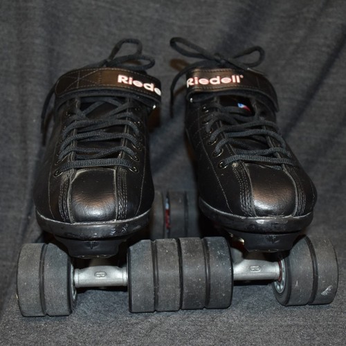 Riedell R3 Cayman Größe 11 Quad Rollschuhe schwarz - Bild 2 von 11