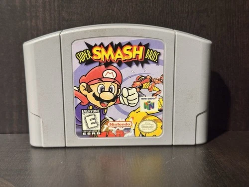Super Smash Bros (Nintendo 64, 1999) – Authentic Cartridge Only - Tested