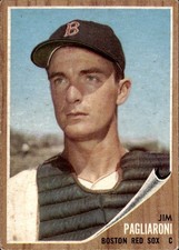 Jim Pagliaroni 1962 Topps #81 Boston Red Sox