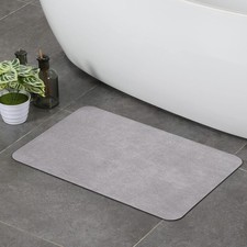 Bath Mat for Bathroom, Flat Bath Rug Super Absorbent Quick Dry, Non Slip Thin...