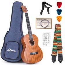 Baritone Ukulele, 30 Inch Professional Musical Instrument Ukelele for Adults ...