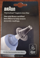 BRAUN Thermoscan Lens Filters for Thermometer 2- 20 Pack Filters New/ Sealed