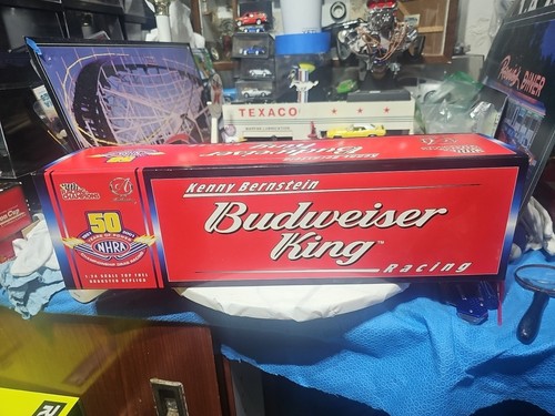 VINTAGE “50 YEARS” KENNY BERNSTEIN Budweiser King Top Fuel DRAGSTER 1 of 2500 - Picture 2 of 20