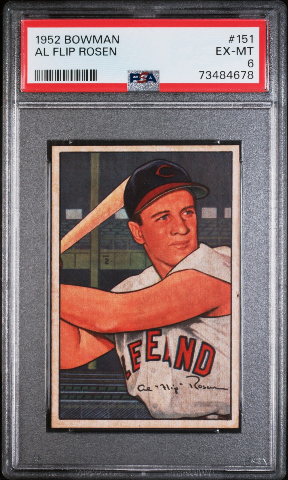 1952 BOWMAN #151 AL FLIP ROSEN PSA 6