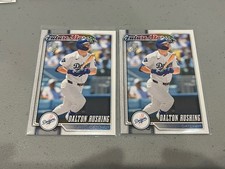Topps Dalton Rushing Future Stars Los Angeles Dodgers Trading Card Lot (2 Cards)
