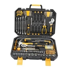 159 Piece Hand Tools Set, Tool Box for Car, General Household Hand Kit, Basic 