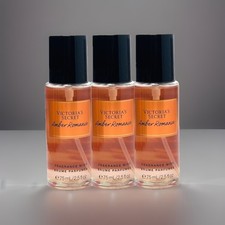 3 VICTORIA'S SECRET TRAVEL AMBER ROMANCE FRAGRANCE MIST BODY SPRAY 2.5 FL OZ NEW