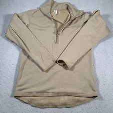 ADS Shirt Mens Small Regalar Brown Cold Weather Gen III Mid Weight Waffle