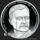 2021 Silver Shield THEODORE ROOSEVELT - 1oz Proof - #25 in "Presidents" Series