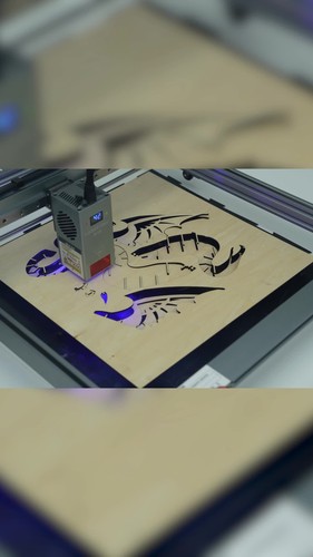 K1 PRO Laser Engraving Machine with K30 30W Laser Module DIY Engraver Cutting - Video 1 von 1