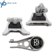 3 Engine Mounts Trans Mount Set For 18-23 Gmc Terrain Chevy Equinox 1.5l Fwd 3 Engine Mounts Trans Mount Set For 18-23 Gmc Terrain Chevy Equinox 1.5l Fwd