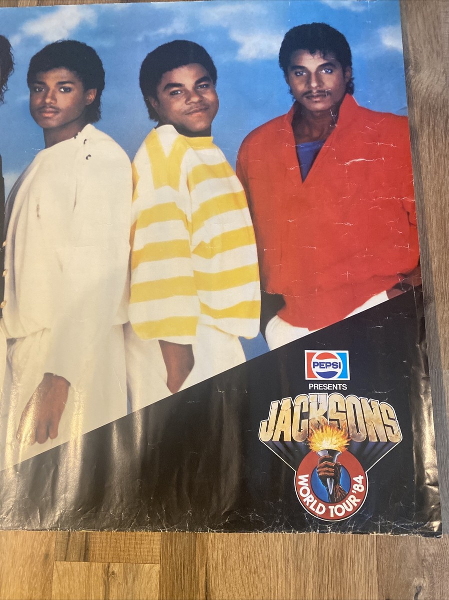 マ*ル様 マイケルジャクソン　ペプシ　ポスター Michael Jackson Japan tour 1987 Original PEPSI Promo Poster