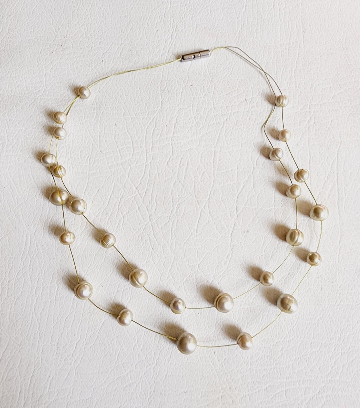 Honora Floating Champag Freshwater Pearls Stainless S… Gem