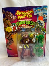 1992 Playmates Toys NINJA KNOCKIN' BEBOP TMNT Action Figure in Blister Pack