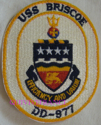 PUS437 - US NAVY USS BRISCOE DD-977 PATCH