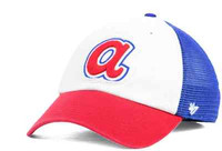 Atlanta Braves 47' Brand Mlb Privateer Closer Stretch Fit Cap Hat S/m $30 Atlanta Braves 47' Brand Mlb Privateer Closer Stretch Fit Cap Hat S/m $30