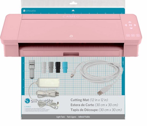 Paquete de máquina Silhouette CAMEO de 4 con Vinilo Adhesivo atrás Siser  inauguración Herramientas Etc | eBay