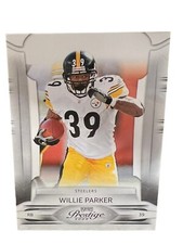 2009 Playoff Prestige Football Trading Card 77 Willie Parker Pittsburgh Steelers