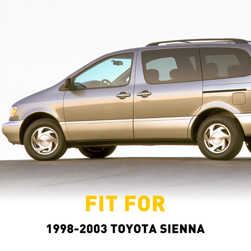 Manija de puerta para furgoneta Toyota Sienna 1998-2003 exterior delantera izquierda lado del conductor dorada Foto 2 de 4