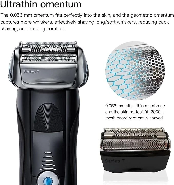 Braun 9000 Series 7 Replacement Foil & Cutter Electric Shavers Head 70B Razors Braun 9000 Series 7 Replacement Foil & Cutter Electric Shavers Head 70B Razors