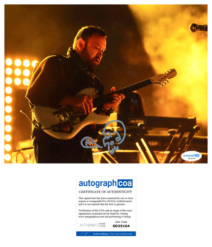 * RUBAN NIELSON * signed 8x10 photo * UNKNOWN MORTAL ORCHESTRA * ACOA * 10