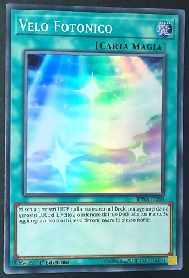Super Rare PHOTONIC VEIL auf Italienisch (Photon Veil) SPWA-IT050 YUGIOH
