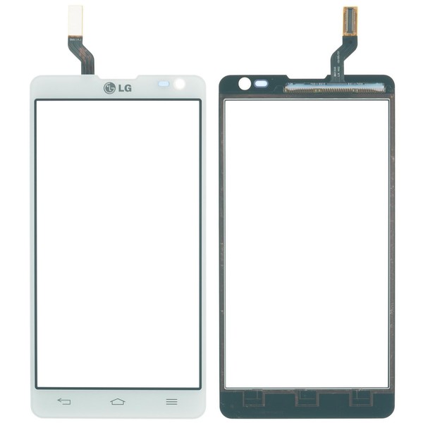 Original Lg Optimus L9 2 D605 Touchscreen Display Glas Scheibe Weiß-image