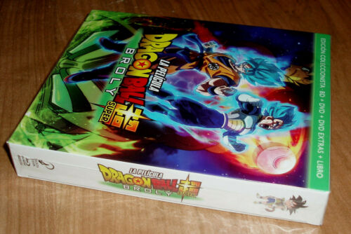 DRAGON BALL SUPER BROLY COLECCIONISTA BLU-RAY+DVD+DVD EXTRAS+LIBRO ANIMACION - Imagen 3 de 6