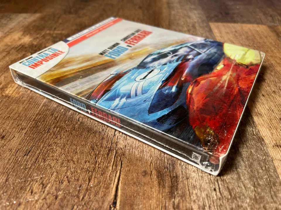 Ford V Ferrari w. Steelbook (Blu-ray, 2019, Import, Region Free) *NEW/SEALED* - Image 4 of 4