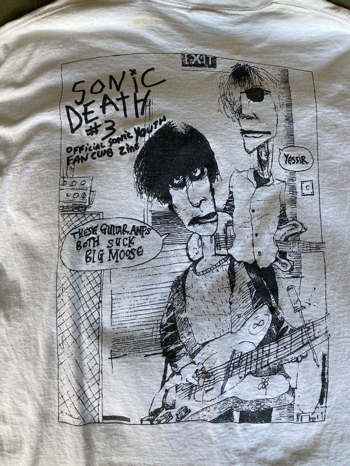 vintage sonic youth t shirt