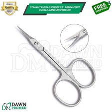 Straight Cuticle Scissor 3.5  Arrow Point Super Sharp Manicure Pedicure German G