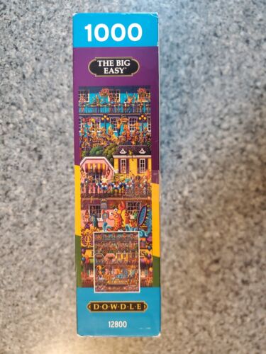 Rarität Dowdle THE BIG EASY 1000 Teile Puzzle New Orleans Karneval KOMPLETT - Bild 6 von 6