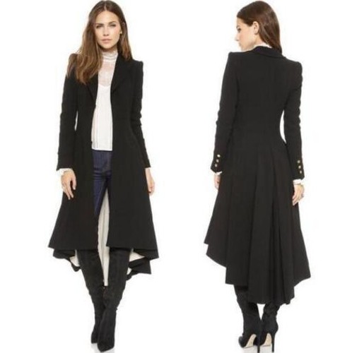 Long Trench Coat Blazer Suits Jacket | eBay