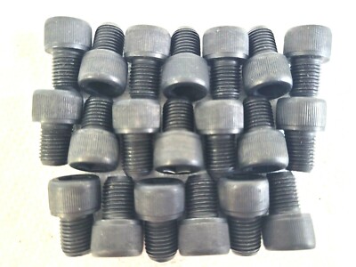 3/8-24 X 1/2'' SOCKET HEAD CAP SCREWS BLACK HEAT TREATED ALLOY STEEL - 20 PCS