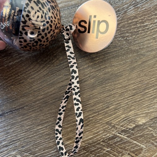 Slip pure silk skinny hair scrunchies 100% silk 3 pack Leopard limited edition - 第 5/7 張圖片